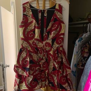 African Mini Dress